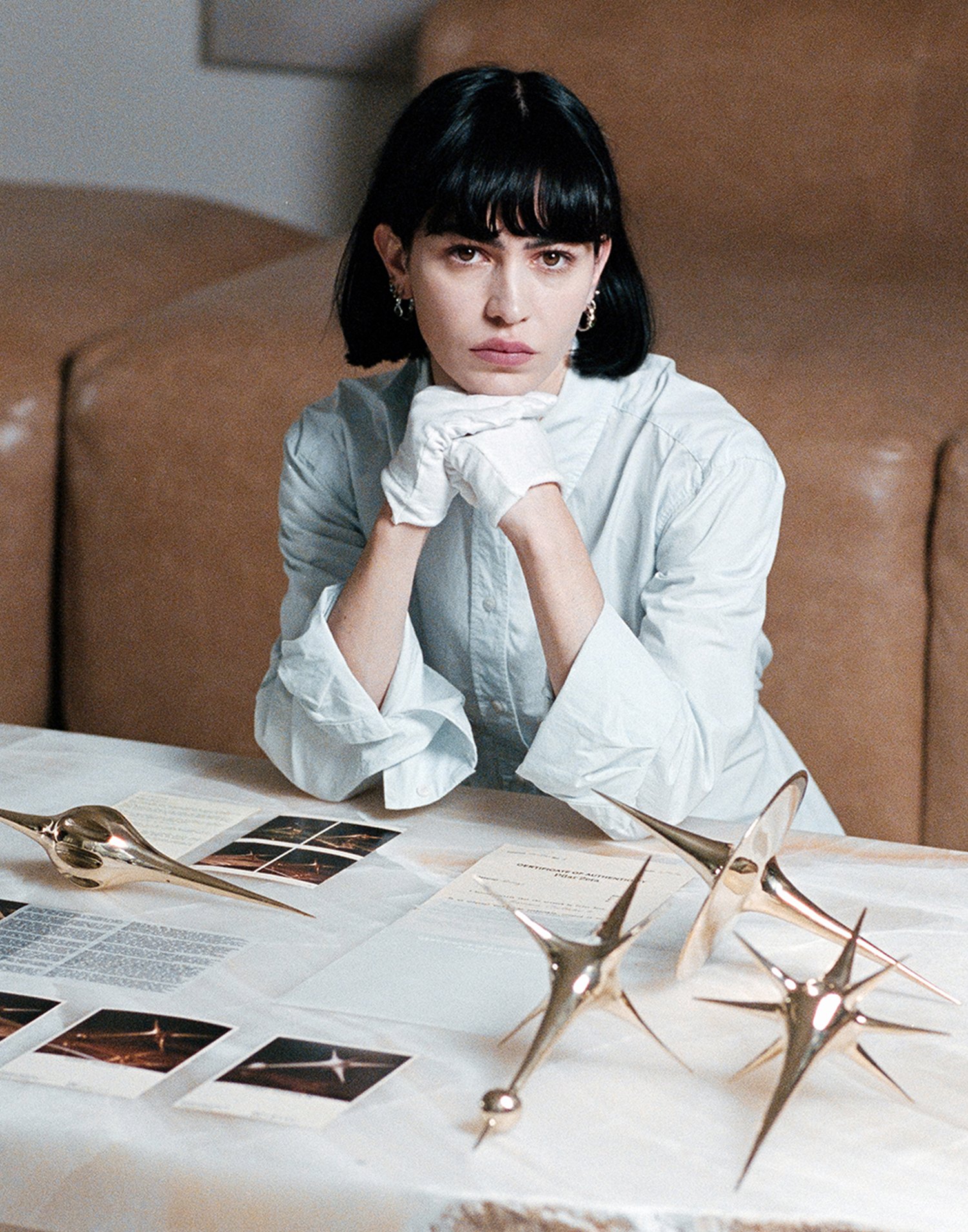 Pilar Zeta in her studio with Harmonic Oscillators, 2026