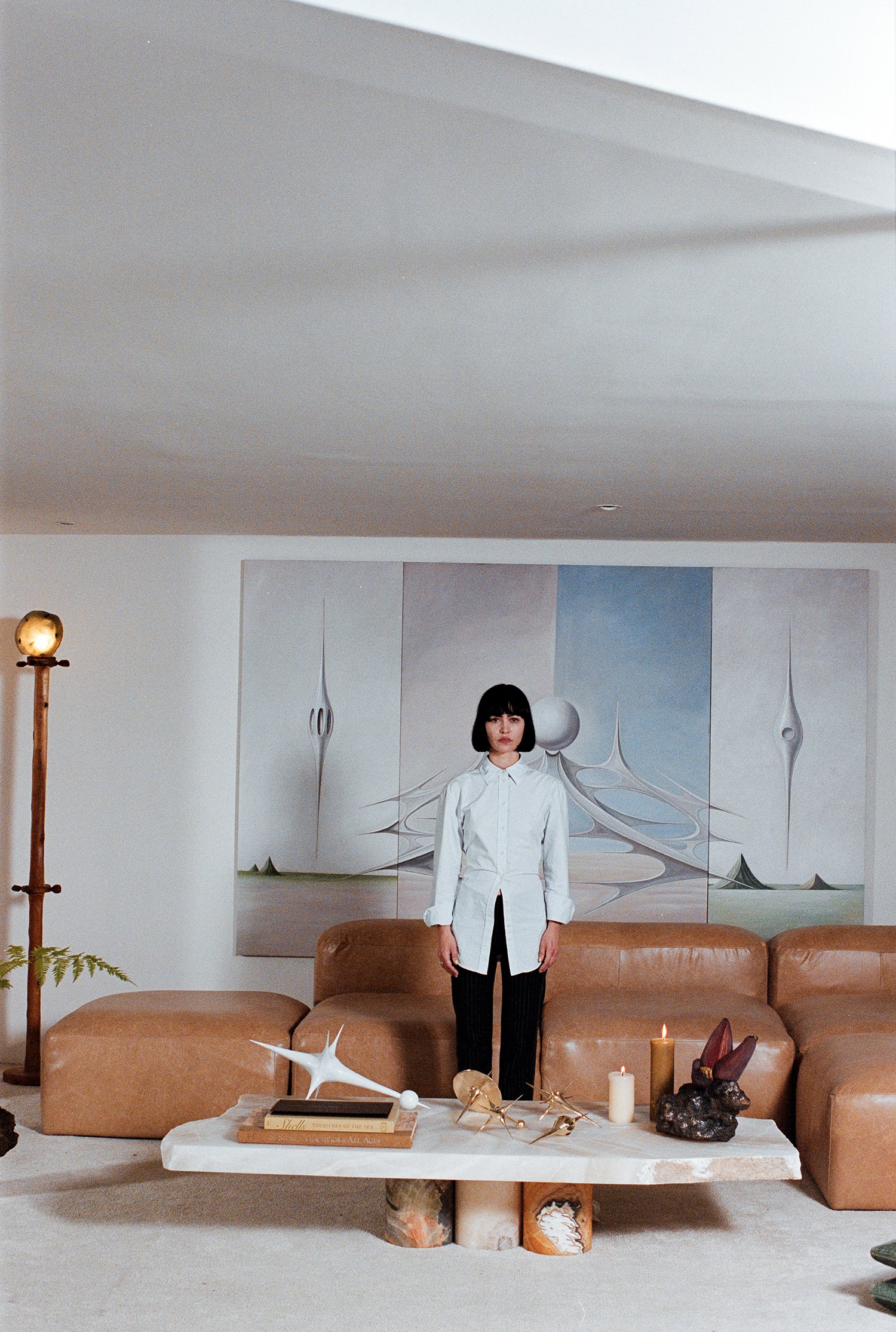 Pilar Zeta in her studio with Harmonic Oscillators, 2026