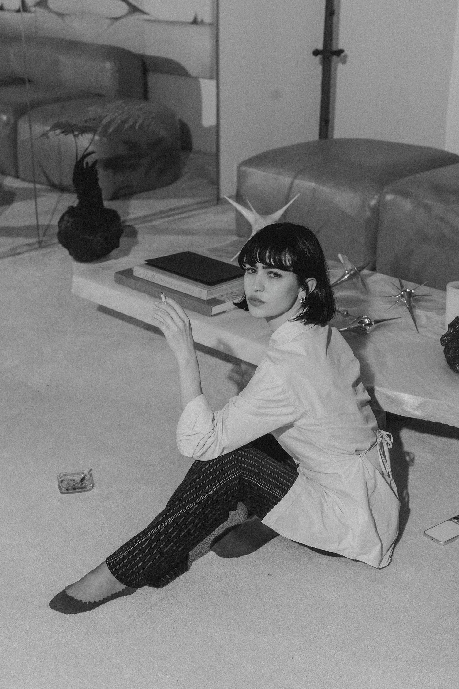 Pilar Zeta in her studio with Harmonic Oscillators, 2026