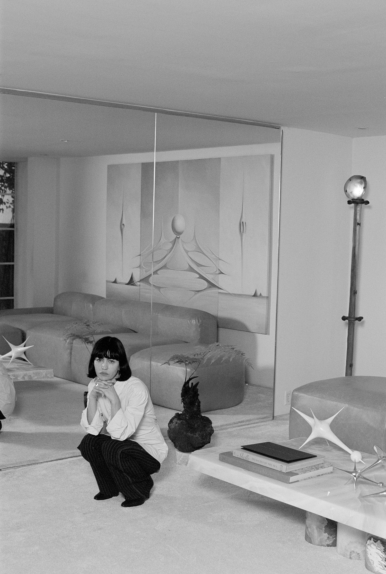 Pilar Zeta in her studio with Harmonic Oscillators, 2026