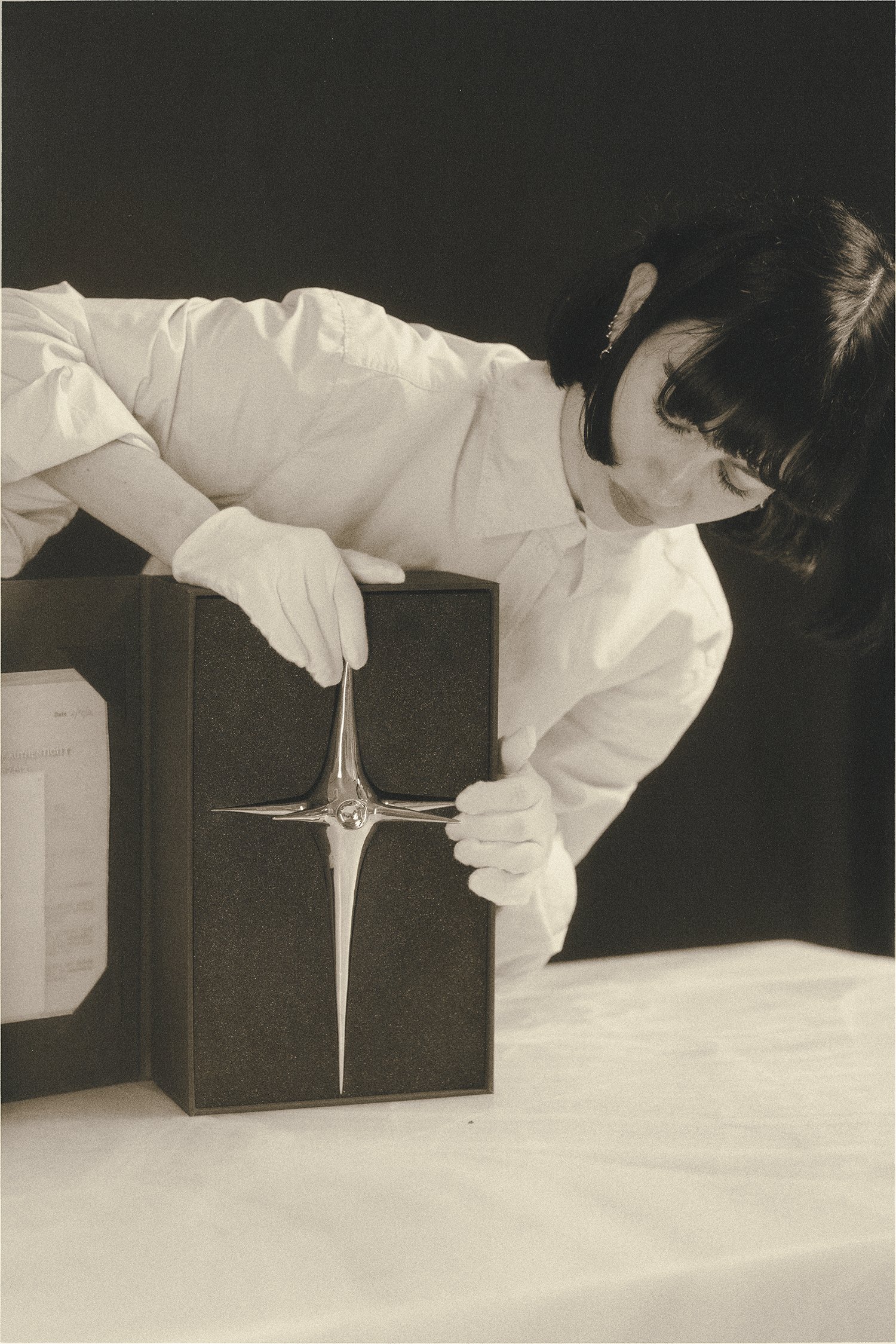 Pilar Zeta in her studio with Harmonic Oscillators, 2026