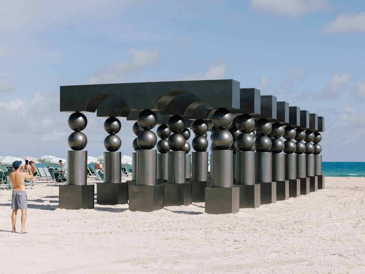 The Observer Effect, public art by Pilar Zeta at Art Basel Miami Beach, 2025